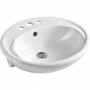 MICKI Ceramic Semi-Recessed Basin